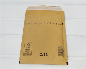 Пакет с воздушной подушкой C/13, 130х210 мм, крафт У1206010 - фото 8537