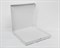 Коробка для пирога, 33х33х3 см из плотного картона, белая У0104259 - фото 13789