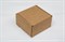 Коробка маленькая, 10х10х6 см, из плотного картона, крафт У0104268 - фото 14227