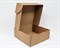 Коробка для посылок, 37х37х14 см, из плотного картона, крафт У0104277 - фото 14267