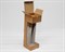 Коробка для бутылки, с круговым окном, 11х11х32 см, крафт У0102138 - фото 14591
