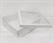 Коробка для венка с прозрачным окошком, 40х40х12 см, белая У0102038 - фото 5542